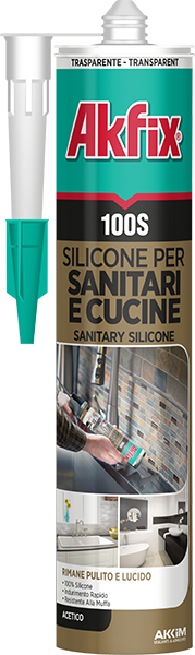 100S Silicone Per Sanitari E Cucine